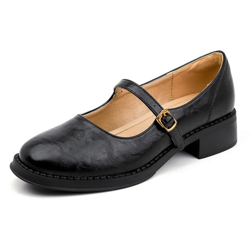 Marcelline | Classic Comfort Leather Mary Janes