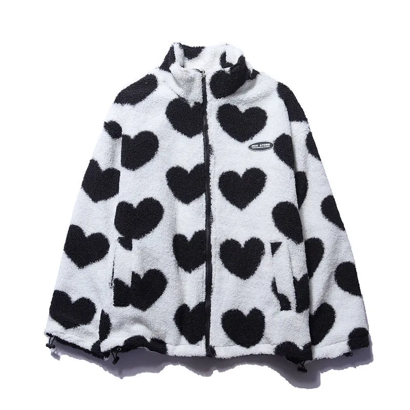 Liam | Cozy Reversible Heart Jacket (Exclusive Line)