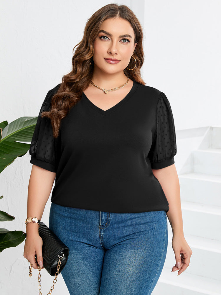 Grace | Chic V-Neck Elegance Blouse