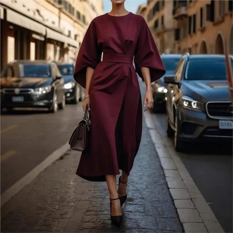 Isabella | Cozy Everyday Round Neck Dress