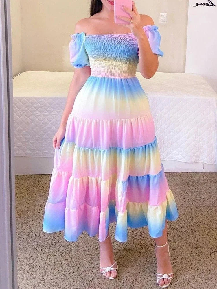 Beatrice | Smocked Summer Midi Dress