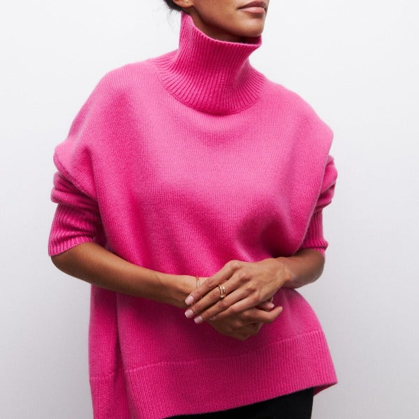 Avery | High Collar Pullover