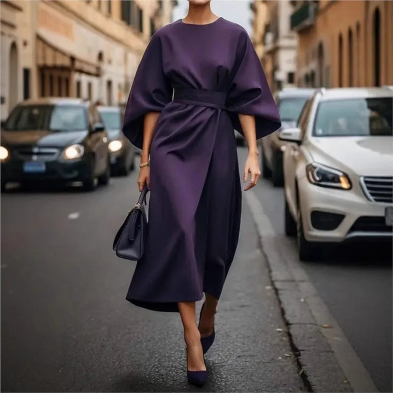 Isabella | Cozy Everyday Round Neck Dress