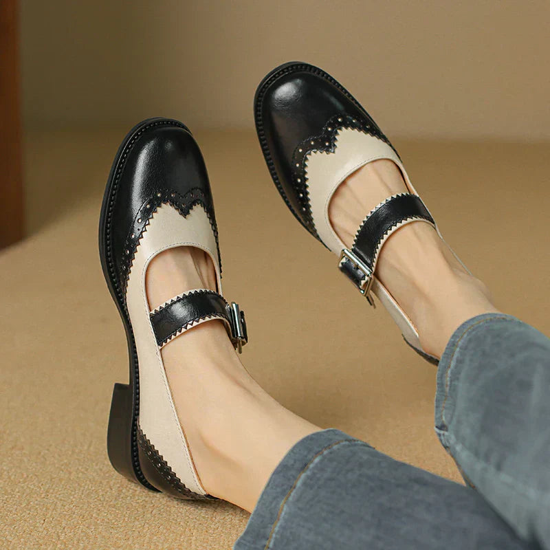 Miana | Leather Mary Janes