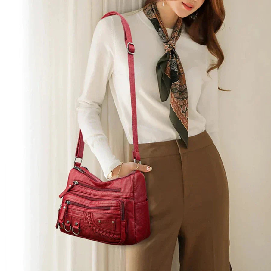 Sophia Retro Elegance | Cozy Zipper Pouch