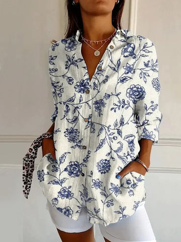 Tess | Elegant V-Neck Blouse