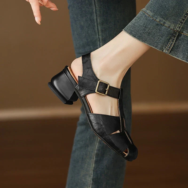 Coralia Chunky Heel Shoes |