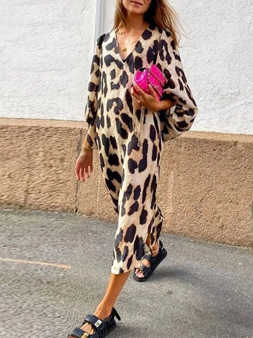 Emma | Chic Leopard Print Dress