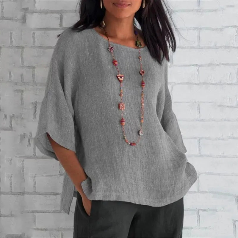 Sophia | Relaxed Linen Blouse