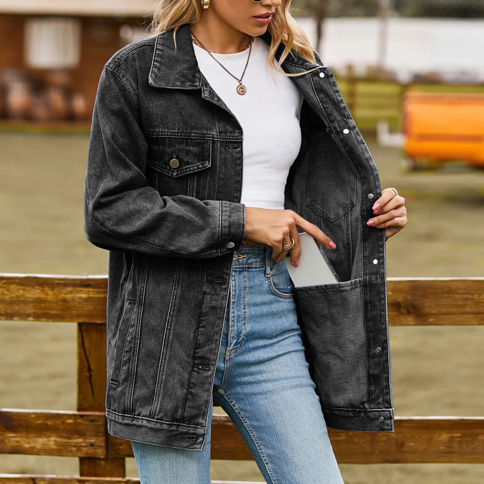 Sophie | Timeless Chic Country Denim Jacket
