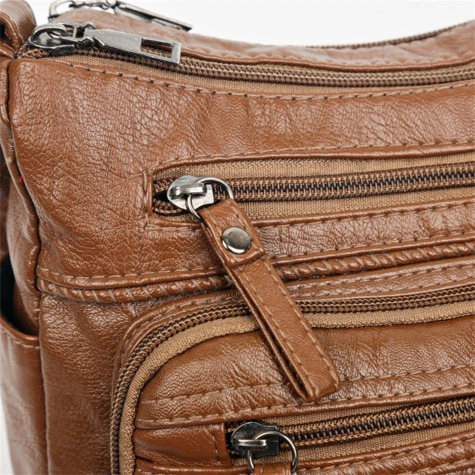 Sophia Retro Elegance | Cozy Zipper Pouch