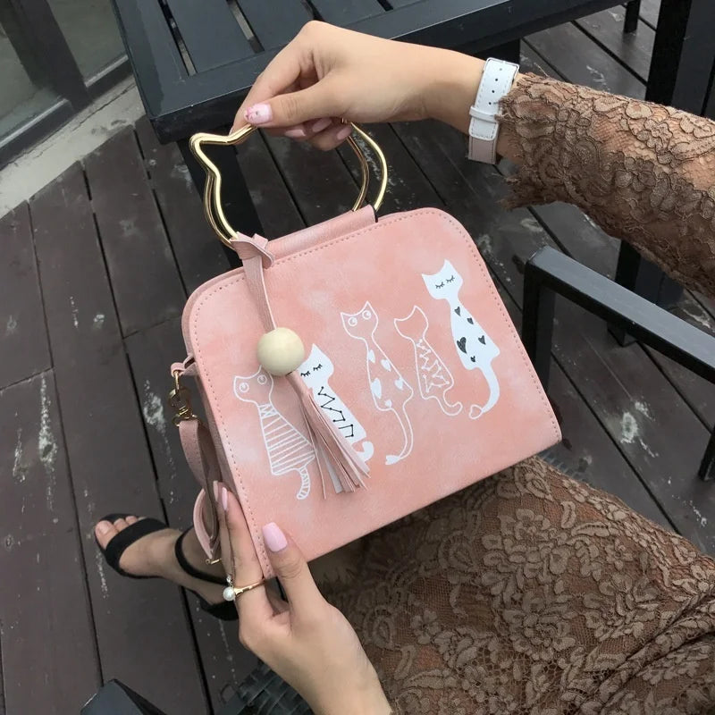 Layla | Adorable Kitty Handbag