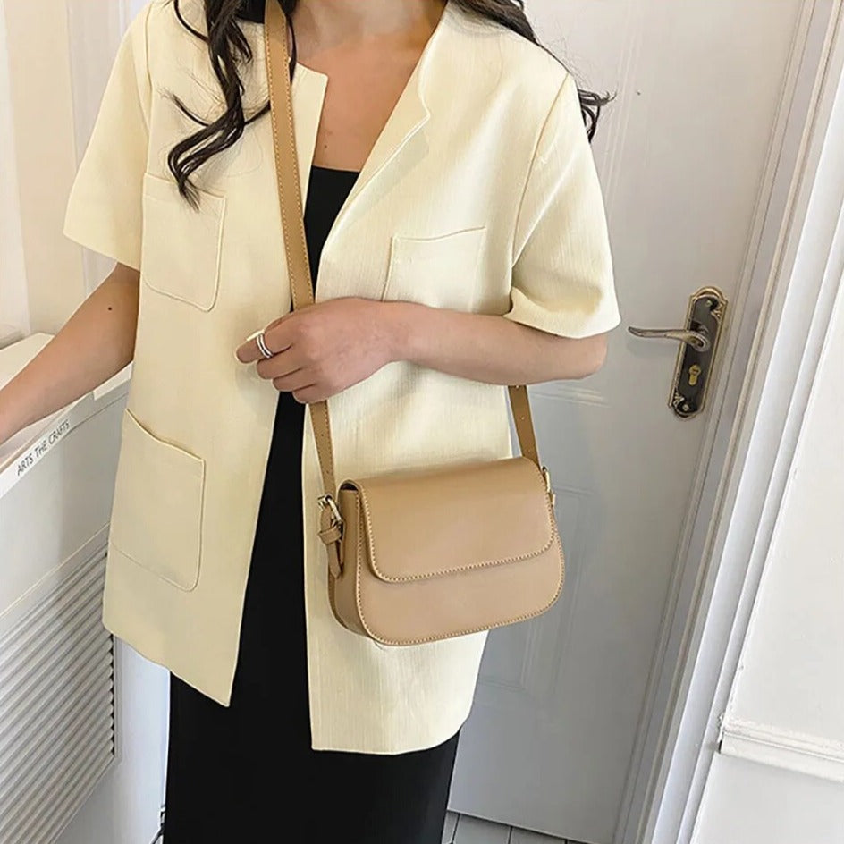 Avery Classic Saddle | Crossbody Bag