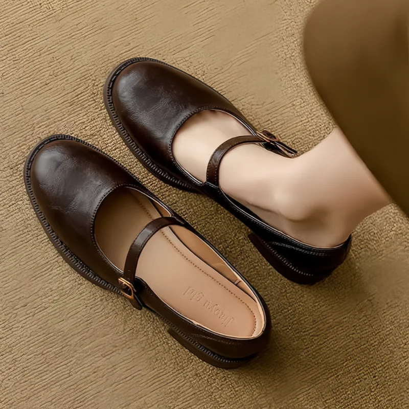 Rachel | Classic Comfort Mary Janes Made Of Leather