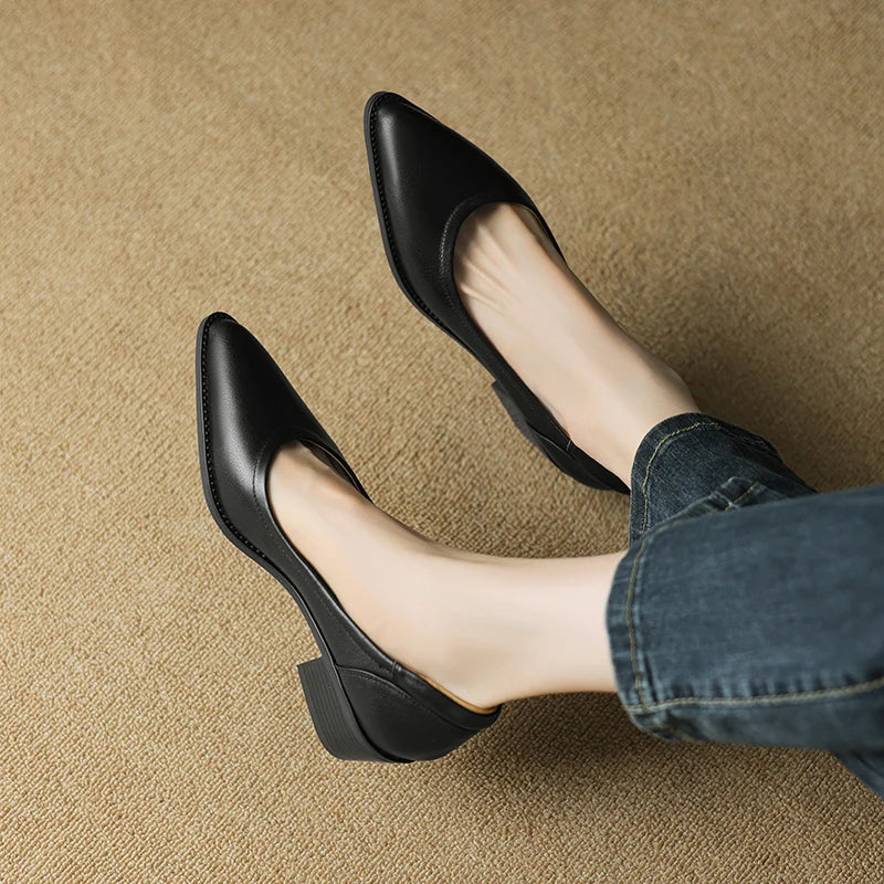 Novalisse | Mid-Heeled Slip-On Shoes