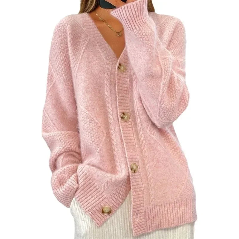 Evelyn | 100% Wool Knit Cardigan