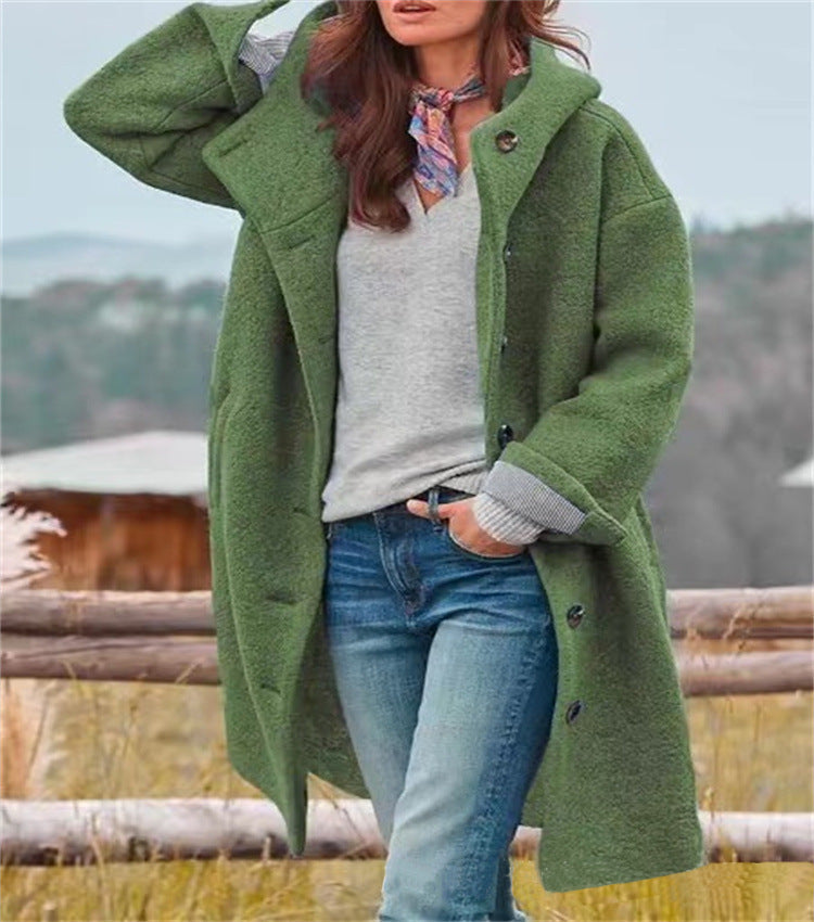 Sophia | Elegant Cozy Wool Long Coat