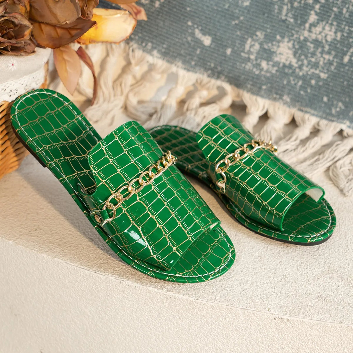 Mira | Luxe Wedge Beach Flip-Flops
