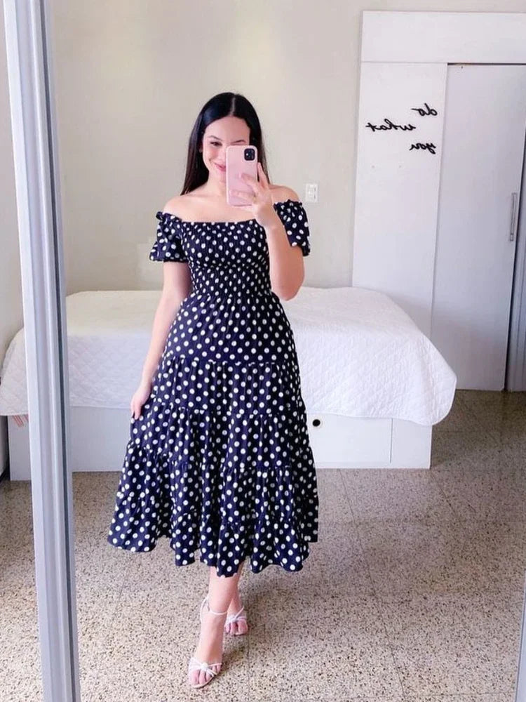 Beatrice | Smocked Summer Midi Dress