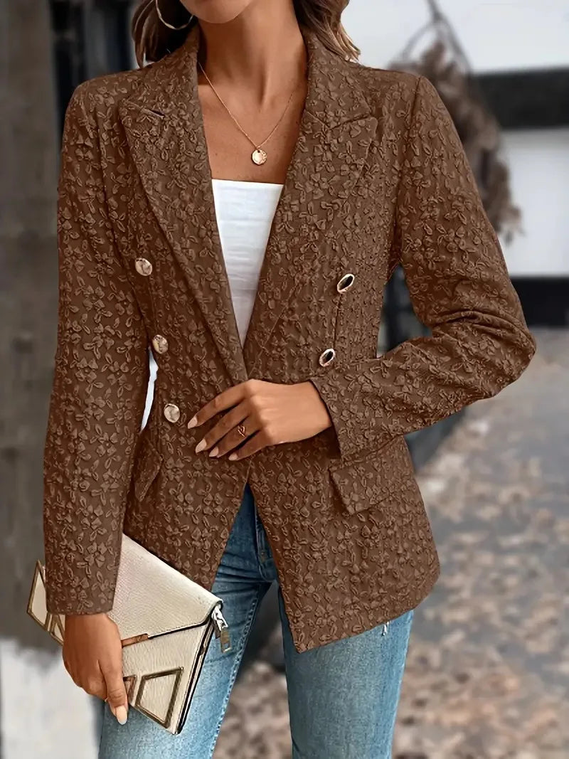 Savannah | Chic Vintage Double Breasted Blazer with Pockets