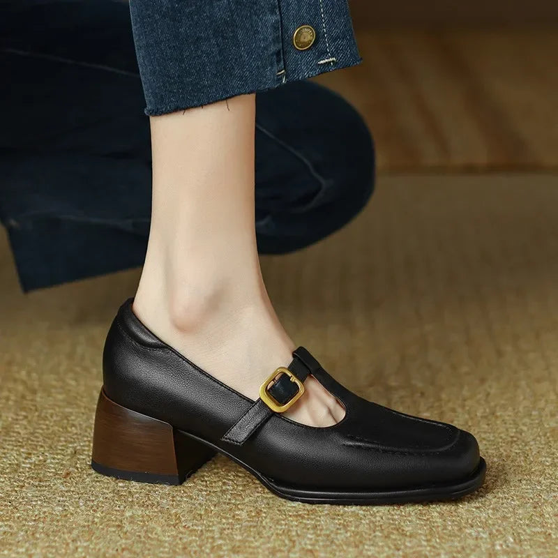 Ysolenne | Vintage T-Strap Shoes