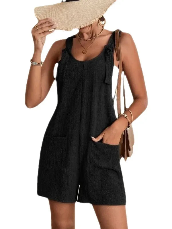 Sophie | Stylish Casual Tank Shorts Jumpsuit