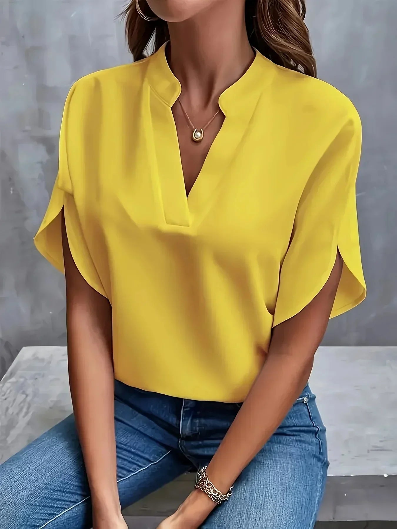 Thalia | Elegant Soft-Tailored Blouse