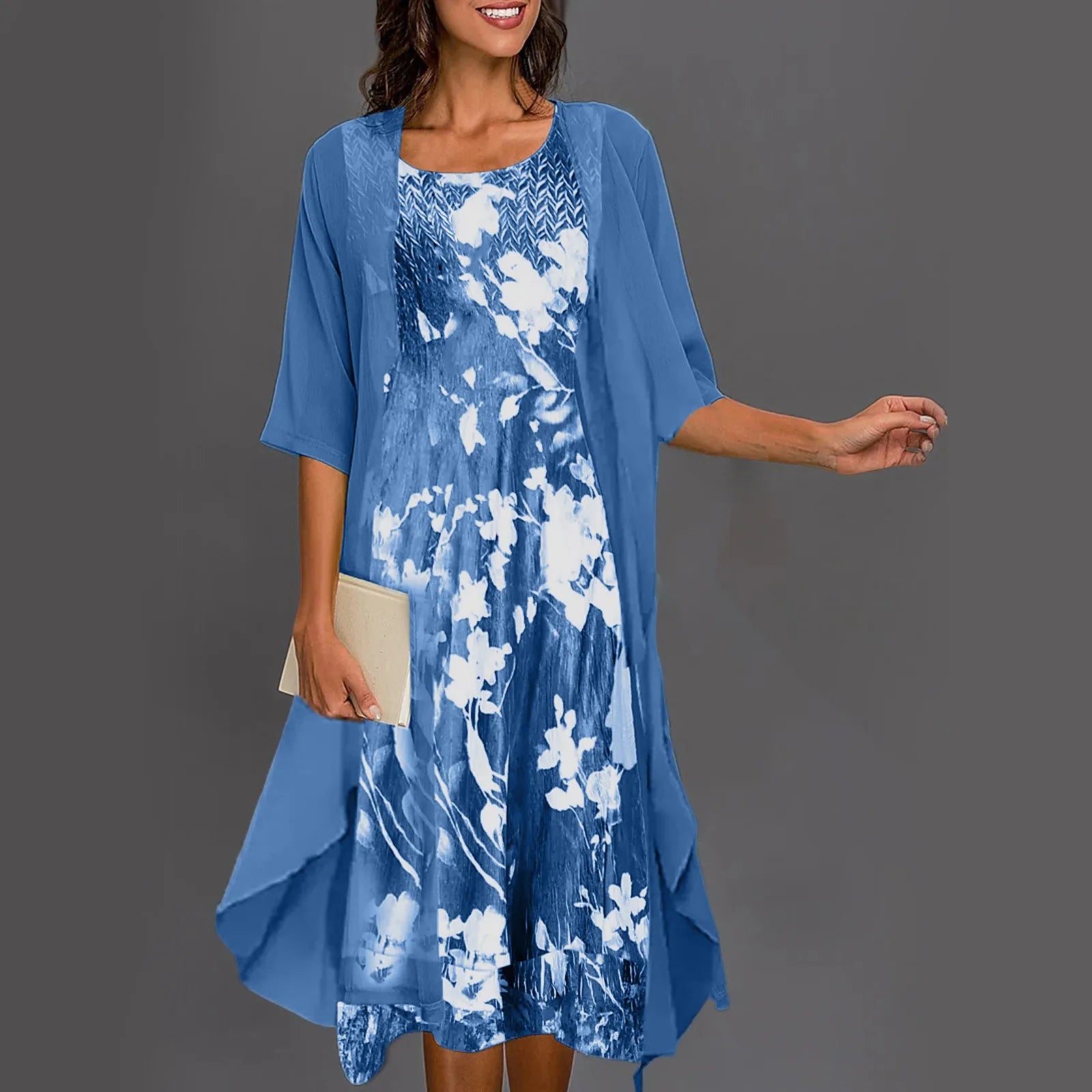 Aria | Chic Floral Print Dress Duo