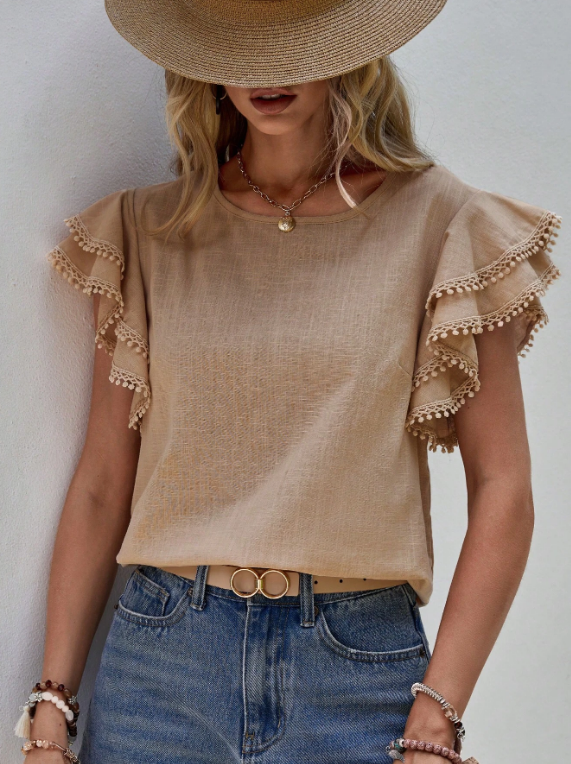 Samantha | Chic Linen Blouse