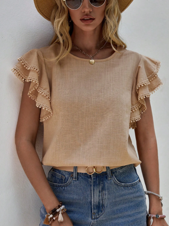 Samantha | Chic Linen Blouse