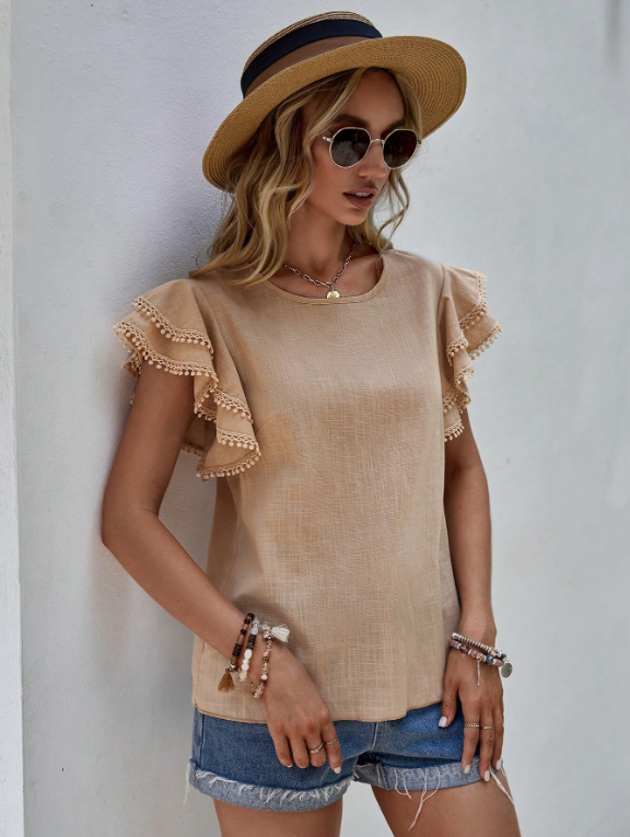 Samantha | Chic Linen Blouse
