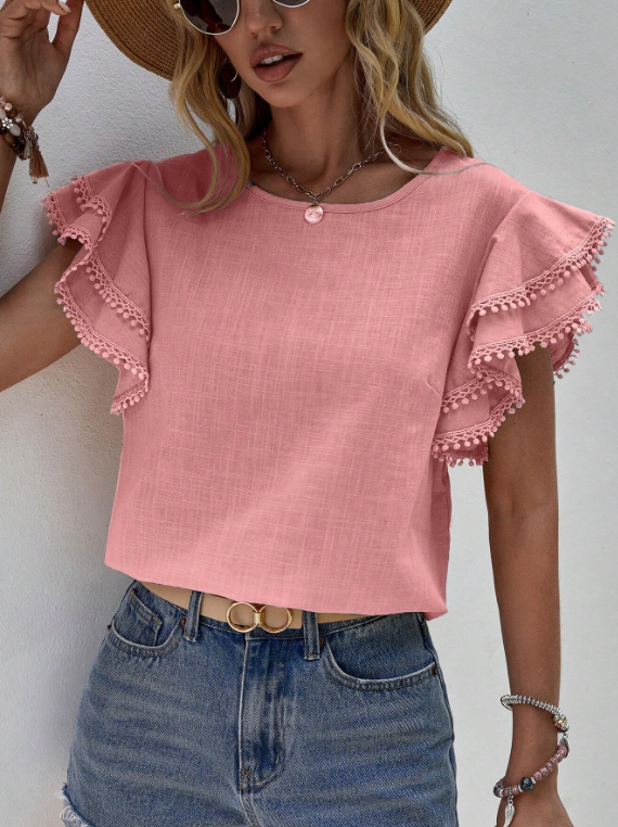 Samantha | Chic Linen Blouse