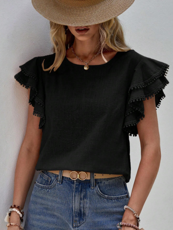 Samantha | Chic Linen Blouse