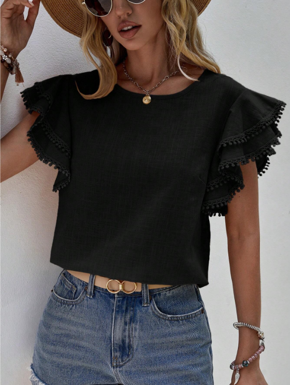 Samantha | Chic Linen Blouse