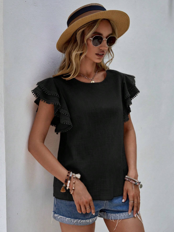 Samantha | Chic Linen Blouse