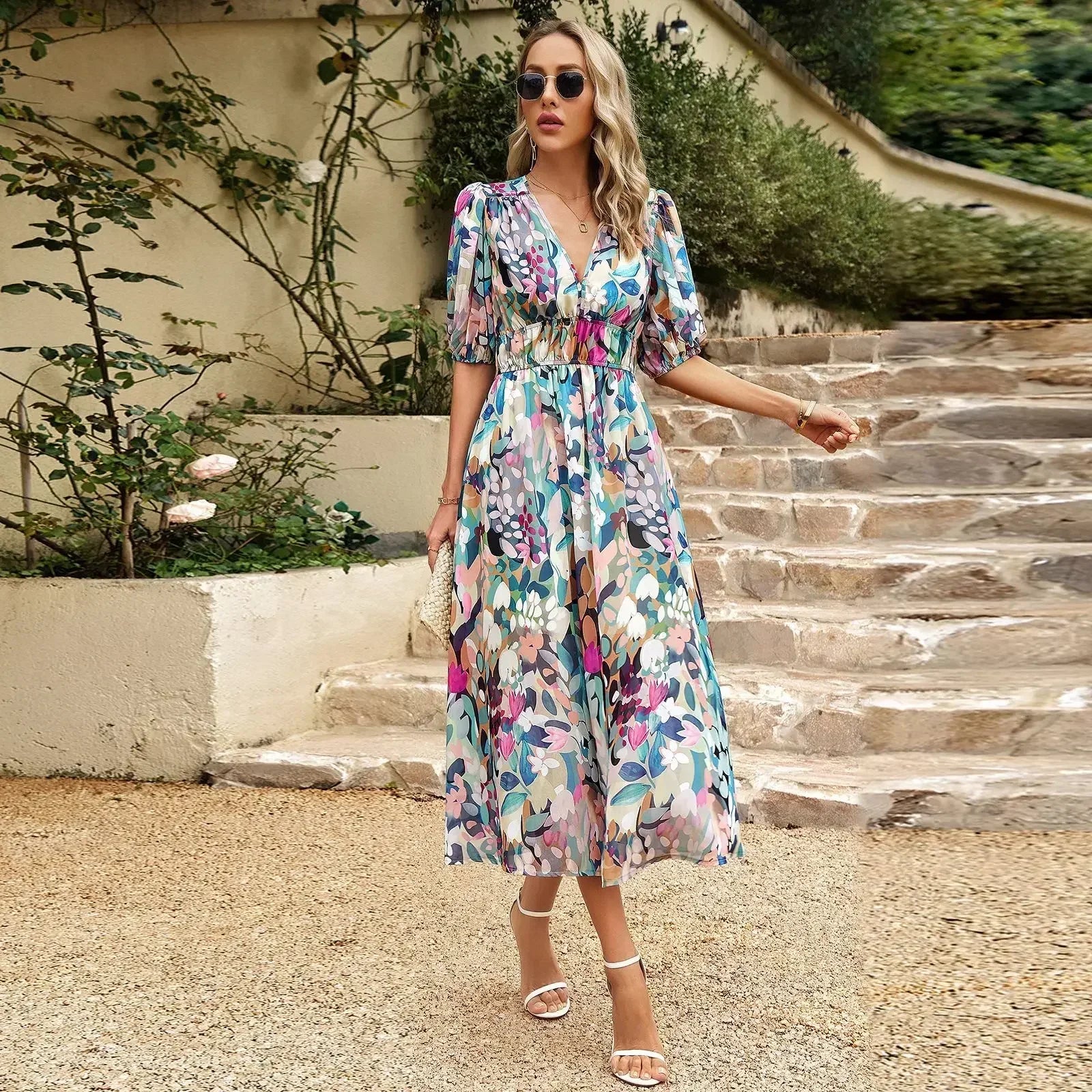 Sophie | Chic Floral Summer Dress