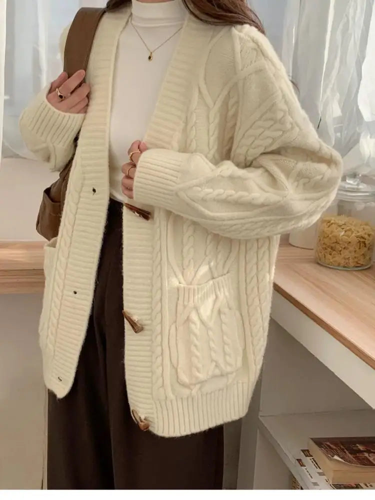 Elira | Cozy V-Neck Button Cardigan