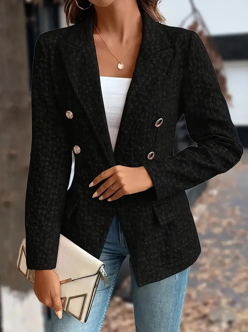 Savannah | Chic Vintage Double Breasted Blazer with Pockets