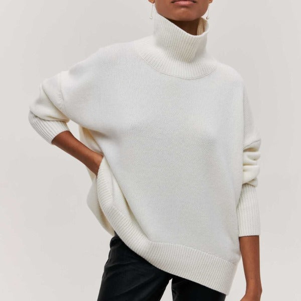 Avery | High Collar Pullover