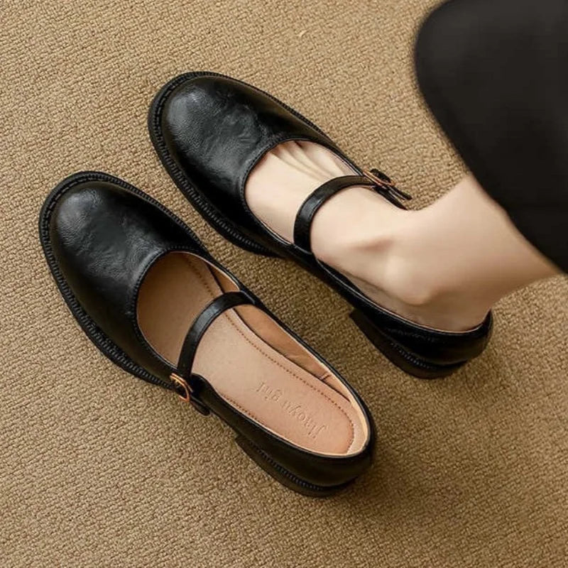 Marcelline | Classic Comfort Leather Mary Janes