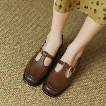 Ysolenne | Vintage T-Strap Shoes