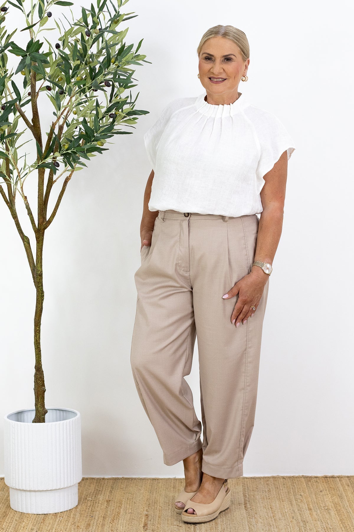 Emily | Summer Tapered Pant