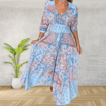 Emma | Cozy V-neck Festive Dress