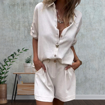 Liam | Chic Breathable Linen Ensemble