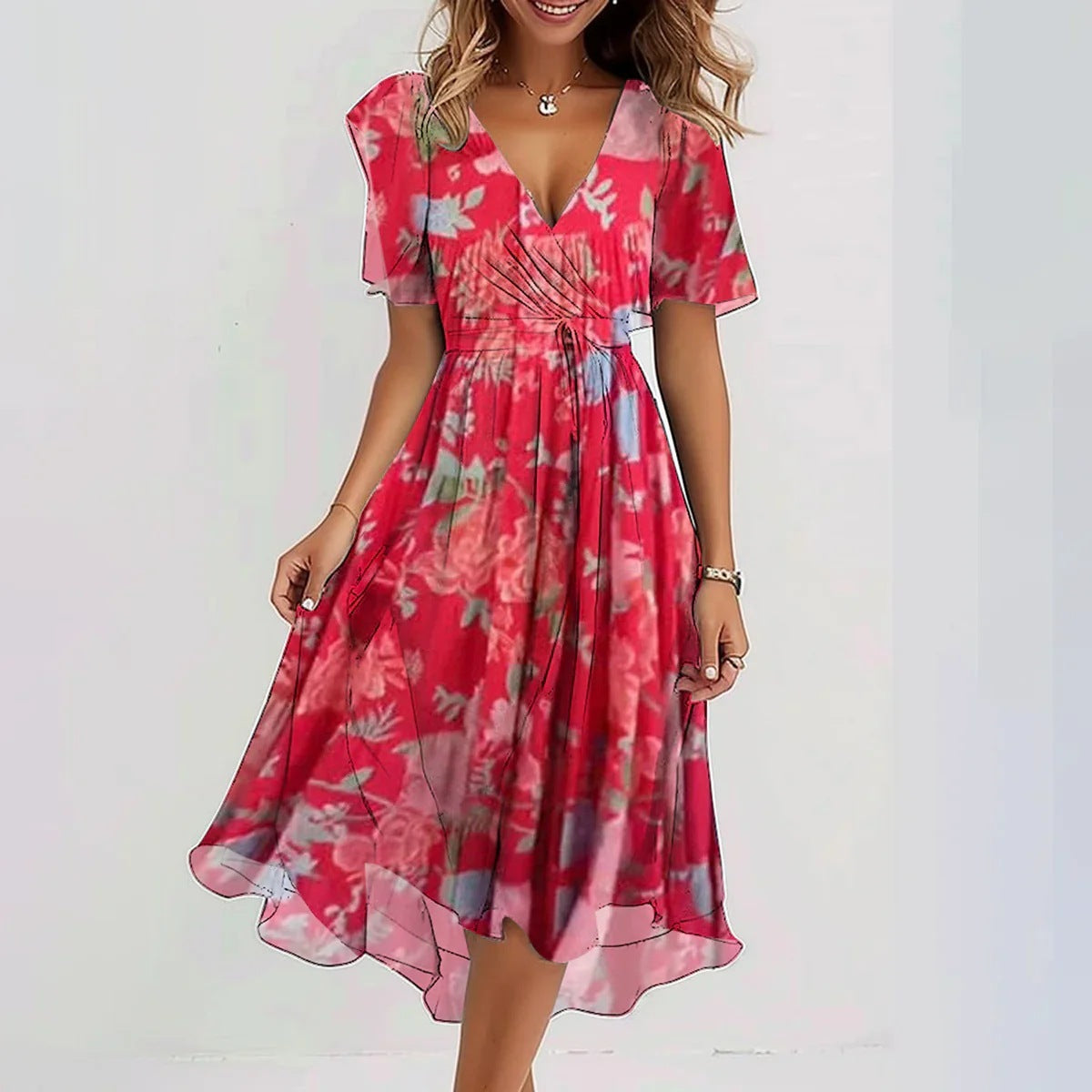 Jade | Elegant Summer Wrap Dress