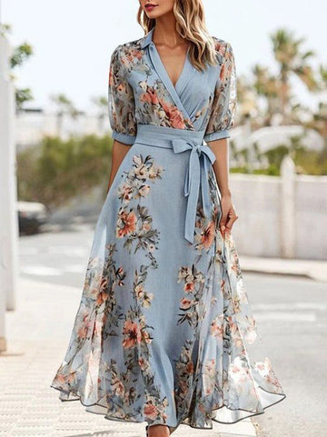 Eliza | Elegant Summer Wrap Dress