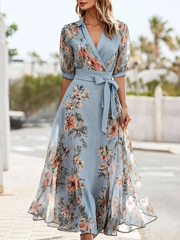 Eliza | Elegant Summer Wrap Dress