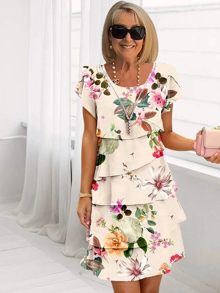 Linda | Casual Summer Floral Dress