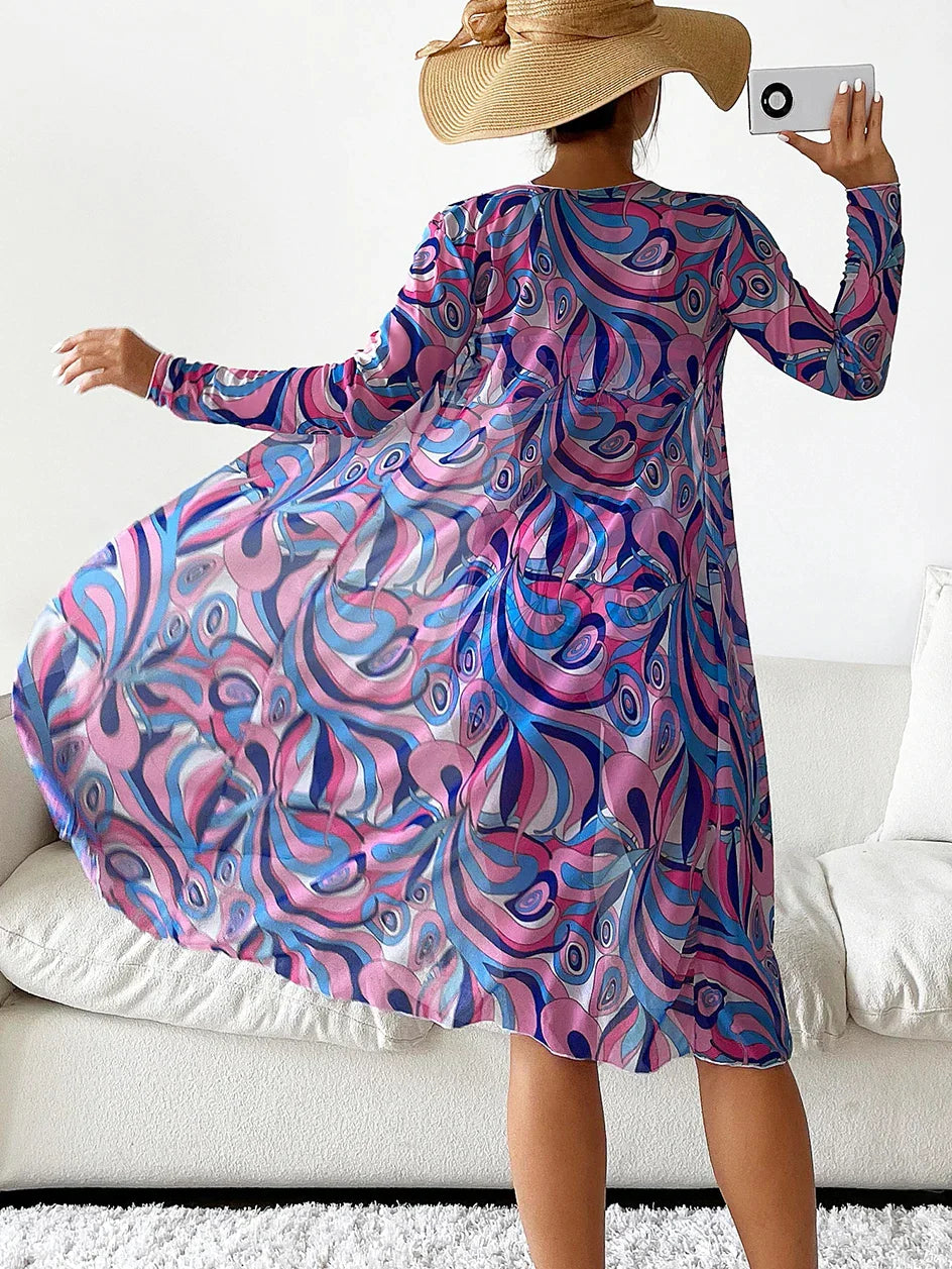 Avery | Stylish High-Waist Bikini Set with Matching Cover-Up