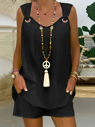 Lina | Chic Top and Shorts Ensemble